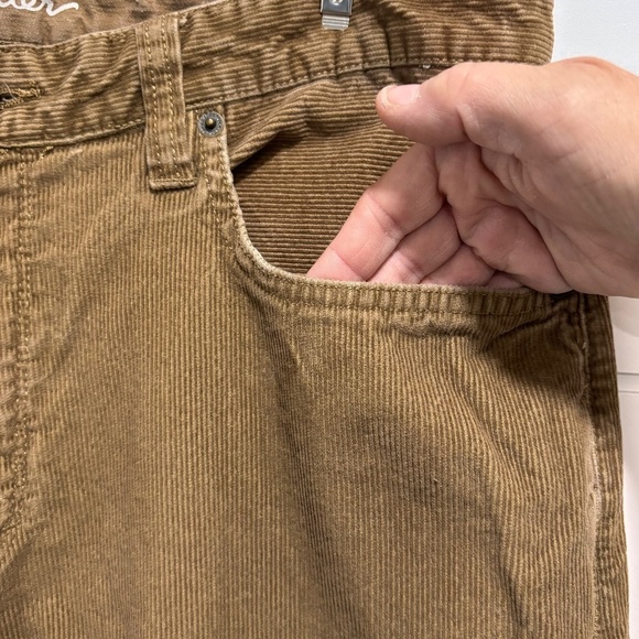 Eddie Bauer straight fit brown corduroy pants 36 x 34 - Picture 7 of 15